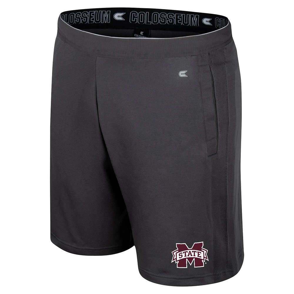 Men's Colosseum Charcoal Mississippi State Bulldogs Forget Shorts