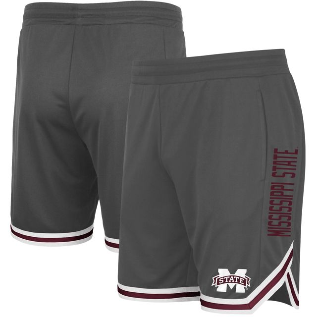 Short de continuité l'équipe Colosseum Charcoal Mississippi State Bulldogs pour homme