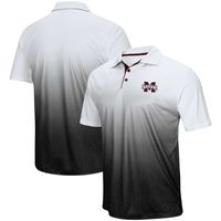 Men's Colosseum Gray Mississippi State Bulldogs Magic Team Logo Polo