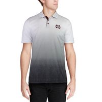 Men's Colosseum Gray Mississippi State Bulldogs Magic Team Logo Polo