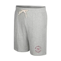 Men's Colosseum Heather Gray Mississippi State Bulldogs Love To Hear This Terry Shorts