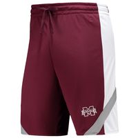 Men's Colosseum Maroon/White Mississippi State Bulldogs Am I Wrong Reversible Shorts