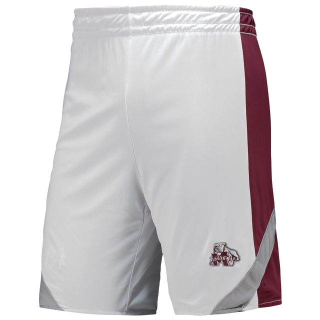 Short réversible homme Colosseum marron/blanc Mississippi State Bulldogs Am I Wrong