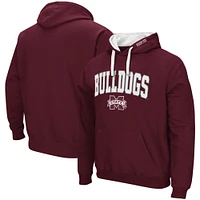 Sweat à capuche colosseum bordeaux Mississippi State Bulldogs Big & Tall Arch Logo 2.0 pour homme