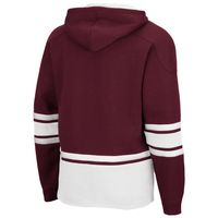 Men's Colosseum Maroon Mississippi State Bulldogs Lace Up 3.0 Pullover Hoodie