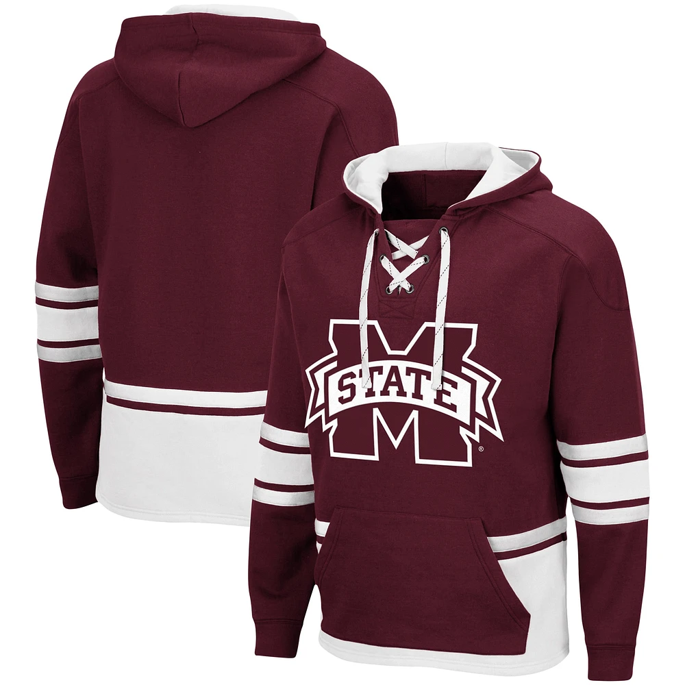 Sweat à capuche lacets Colosseum Mississippi State Bulldogs 3.0 pour homme