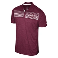 Men's Colosseum Maroon Mississippi State Bulldogs Langmore Polo