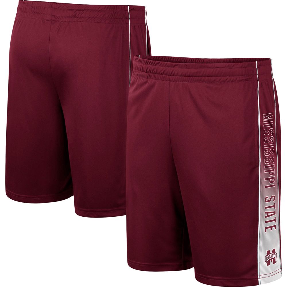 Men's Colosseum Maroon Mississippi State Bulldogs Lazarus Shorts