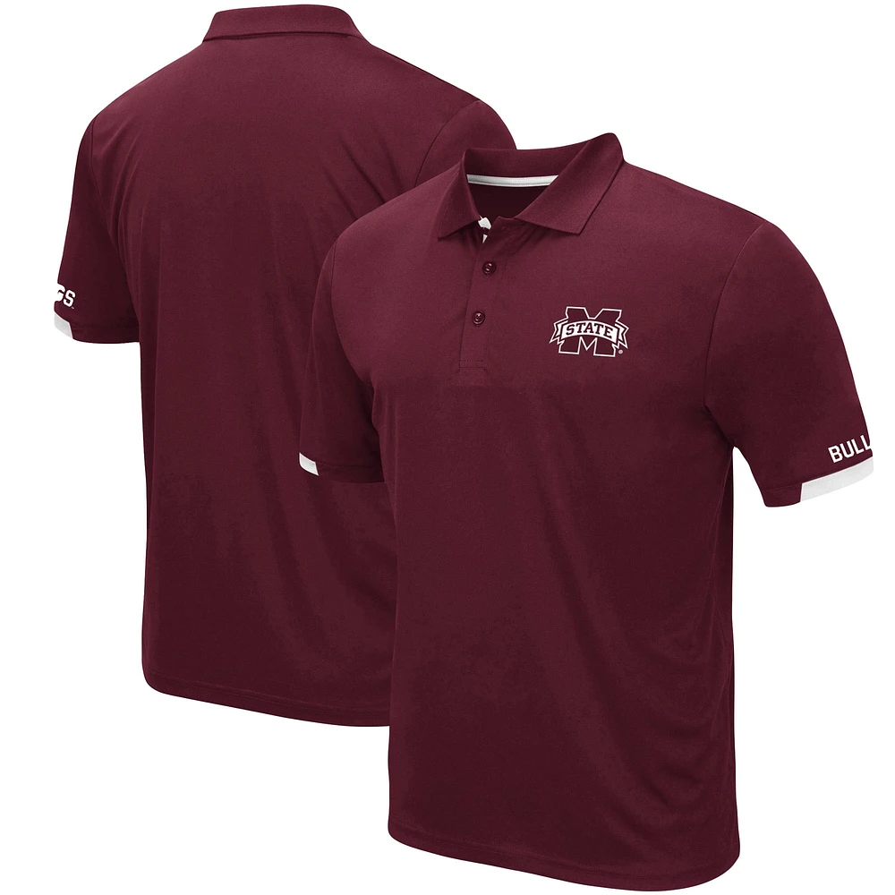 Polo léger Colosseum Mississippi State Bulldogs Santry pour homme