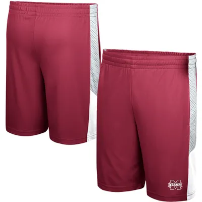 Mississippi State Bulldogs Colosseum Very Thorough Shorts - Maroon