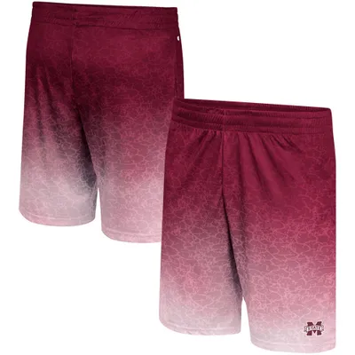 Mississippi State Bulldogs Colosseum Walter Shorts - Maroon