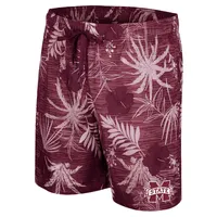 Men's Colosseum Maroon Mississippi State Bulldogs What Else is New Swim Shorts