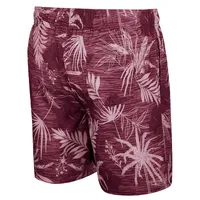 Short de bain What Else is New pour hommes Colosseum Maroon Mississippi State Bulldogs