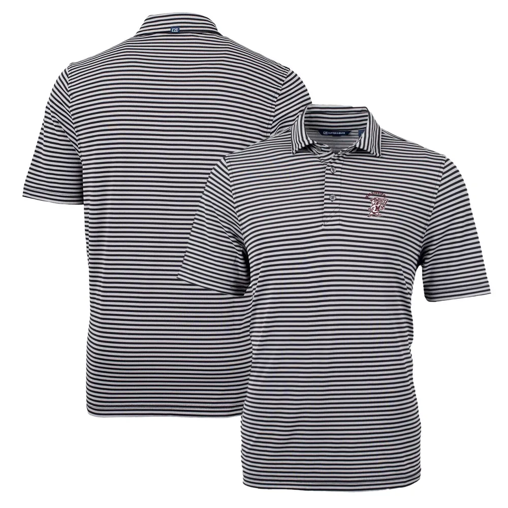 Men's Cutter & Buck Blue Ole Miss Rebels Virtue Eco Pique Botanical Recycled Polo Size: Large