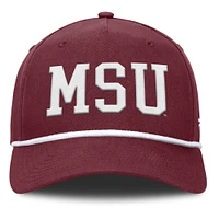 Men's Fanatics Maroon Mississippi State Bulldogs Foul Ball Rope Adjustable Hat