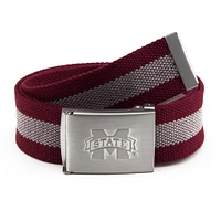 Ceinture en tissu Mississippi State Bulldogs pour homme