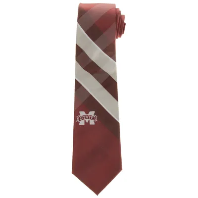 Mississippi State Bulldogs Woven Poly Grid Tie