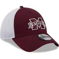 Men's New Era Maroon Mississippi State Bulldogs Neo 39THIRTY Flex Hat