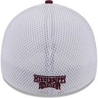 Men's New Era Maroon Mississippi State Bulldogs Neo 39THIRTY Flex Hat