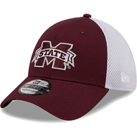 Men's New Era Maroon Mississippi State Bulldogs Neo 39THIRTY Flex Hat