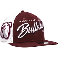 Men's New Era  Maroon Mississippi State Bulldogs Outright 9FIFTY Snapback Hat