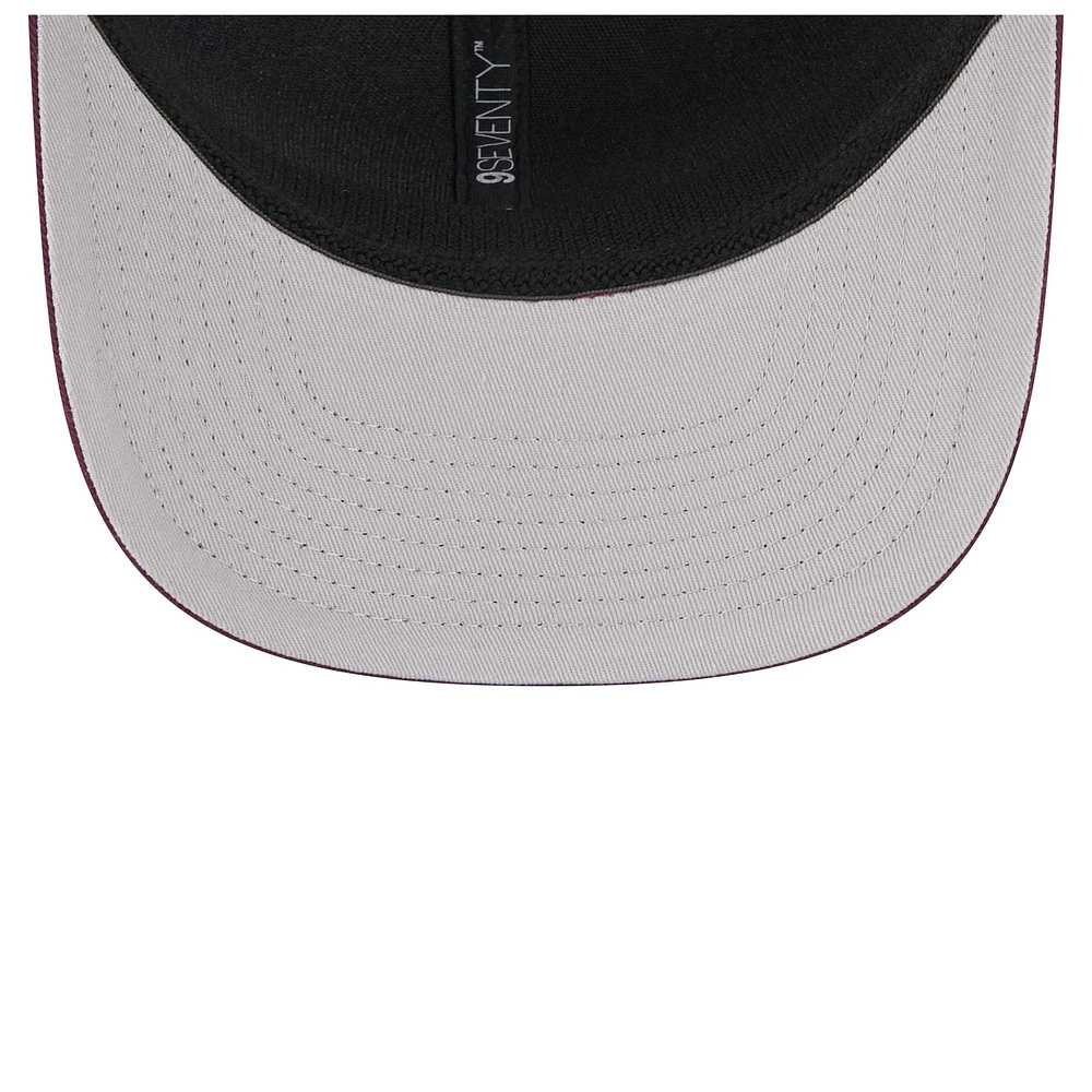 Men's New Era Maroon Mississippi State Bulldogs Primary 9SEVENTY Trucker Stretch-Snap Hat