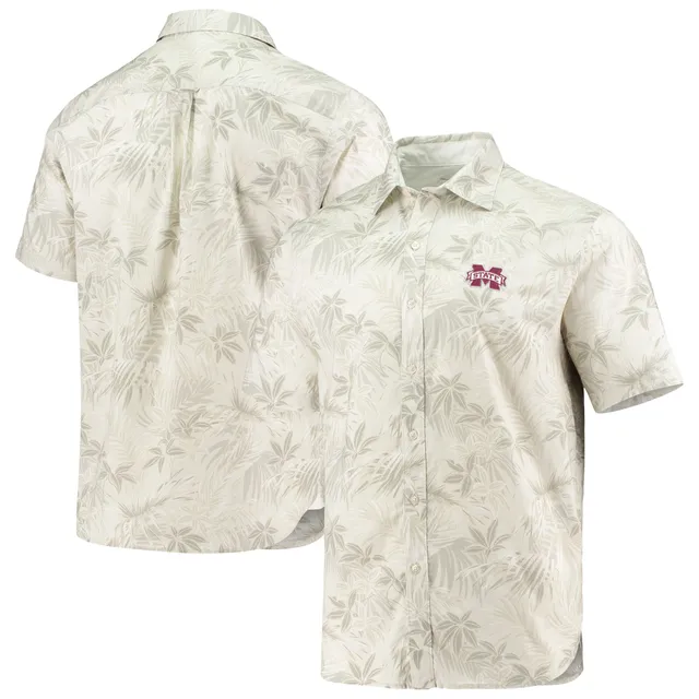 Lids Iowa State Cyclones Tommy Bahama Al Fresco Tropics Jacquard Button-Up  Shirt - White