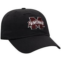 Casquette ajustable noire pour hommes des Bulldogs de l'État du Mississippi Top of the World