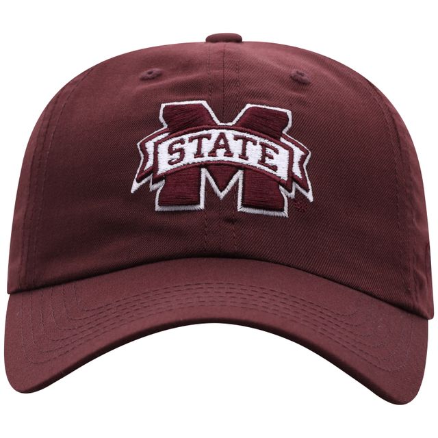 Casquette ajustable marron Mississippi State Bulldogs pour hommes Top of the World