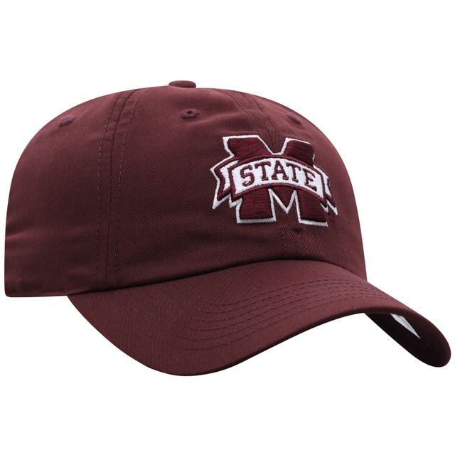 Casquette ajustable marron Mississippi State Bulldogs pour hommes Top of the World