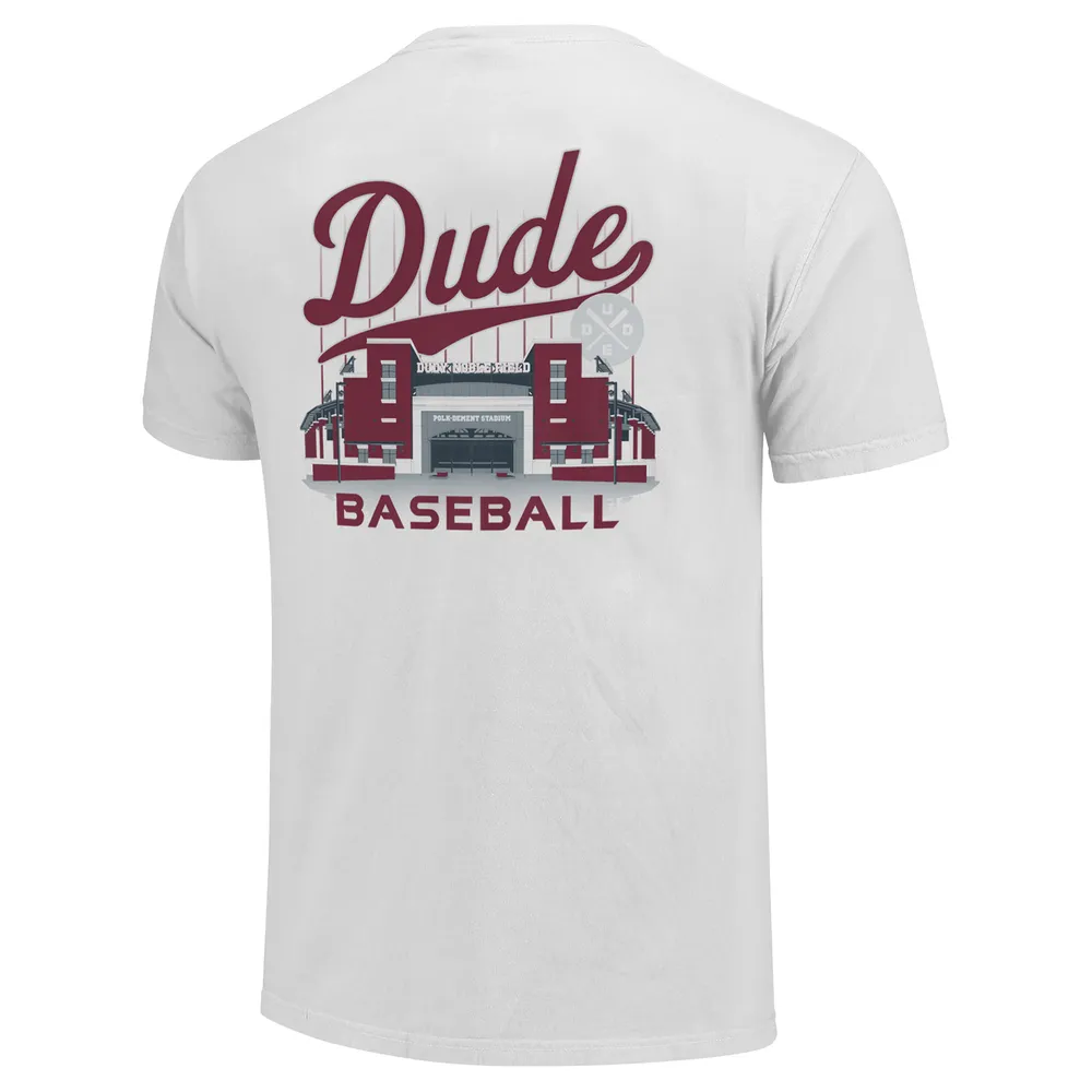 T-shirt blanc de couleur confortable pour hommes des Bulldogs l'État du Mississippi Dude Stadium