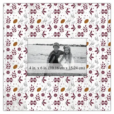 Mississippi State Bulldogs 10'' x 10'' Floral Pattern Frame