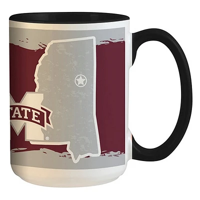 Bouledogues de l'État du Mississippi 15 oz. C'est votre tasse d'état d'esprit