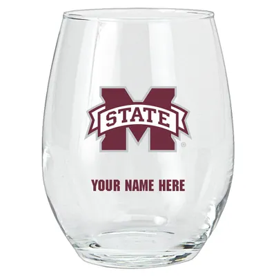 Mississippi State Bulldogs 15oz. Personalized Stemless Glass Tumbler