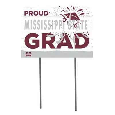 Mississippi State Bulldogs 18'' x 24'' Proud Grad Yard Sign