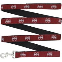 Mississippi State Bulldogs 6' Regular Dog Leash