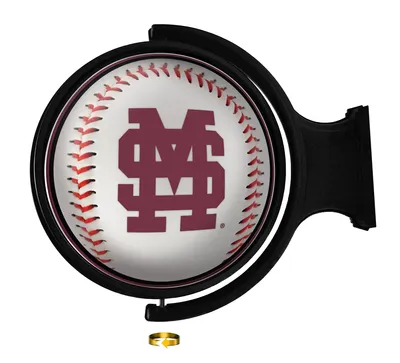 Mississippi State Bulldogs Baseball 21'' x 23'' Rotating Lighted Wall Sign