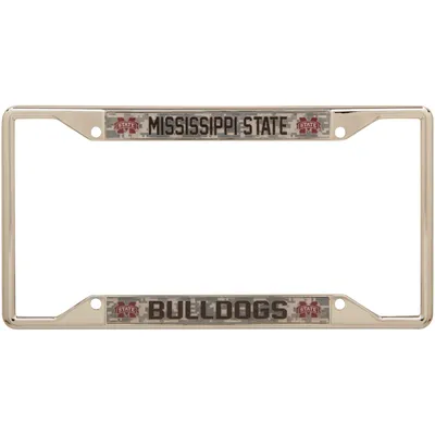 Mississippi State Bulldogs Digital Camo Acrylic Inlay License Plate Frame