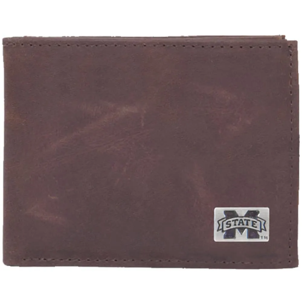 Mississippi State Bulldogs Leather Billfold with Concho