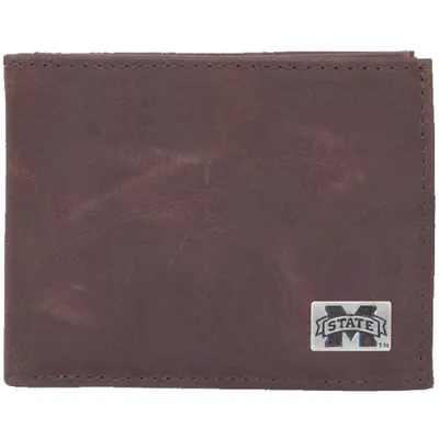 Mississippi State Bulldogs Leather Billfold with Concho