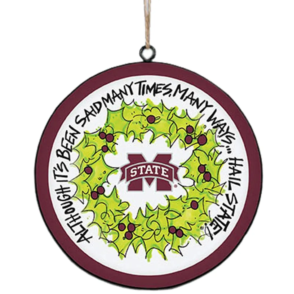 Mississippi State Bulldogs Metal Ornament