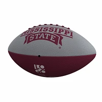 Ballon de football junior avec logo Pinwheel des Bulldogs de l'État du Mississippi