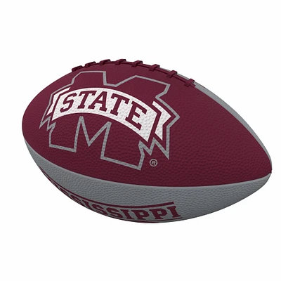 Ballon de football junior avec logo Pinwheel des Bulldogs de l'État du Mississippi