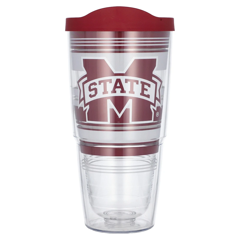 Bulldogs de l'État du Mississippi Tervis 24oz. Gobelet classique à rayures Hype