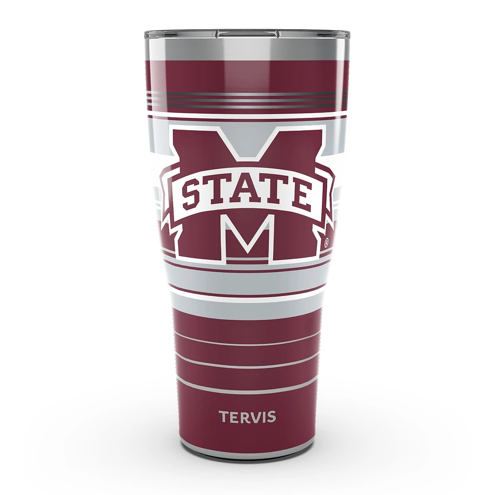 Tervis Bouledogues de l'État du Mississippi 30oz. Gobelet en acier inoxydable à rayures Hype