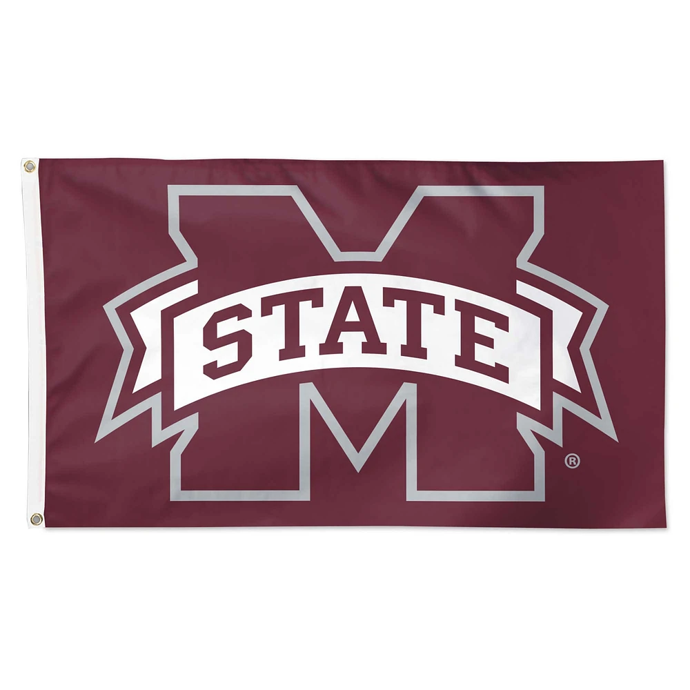 WinCraft Mississippi State Bulldogs 3' x 5' Drapeau de luxe simple face