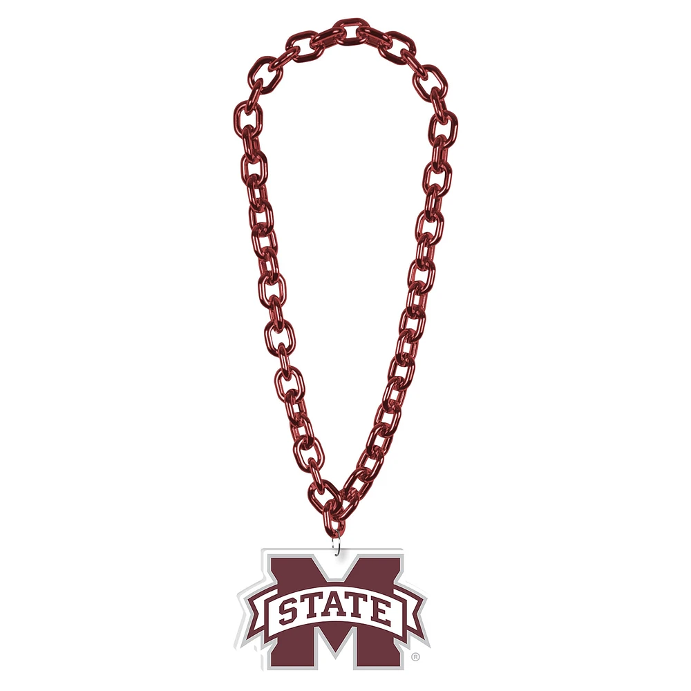 WinCraft Mississippi State Bulldogs Big Chain Logo Necklace