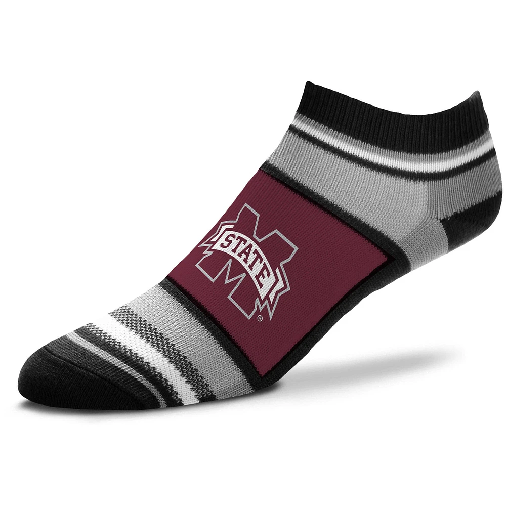 Chaussettes invisibles For Bare Feet Mississippi State Bulldogs Marquis Addition pour femmes