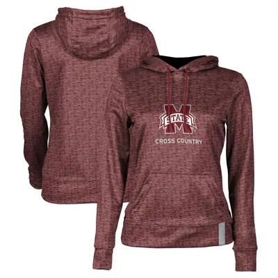 Mississippi State Bulldogs Women's Cross Country Pullover Hoodie - Maroon