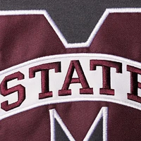 Chandail à capuchon gris anthracite Mississippi State Bulldogs Big Logo pour jeune